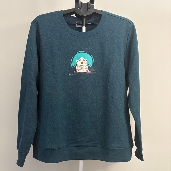 Columbia Sweaters - Columbia Dark Teal Sweatshirt